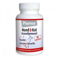 Pharmox HK Groenlipmossel voor hond en kat 60 tabletten