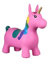 QHP Jumpy Unicorn Hüpfpferd > rosa