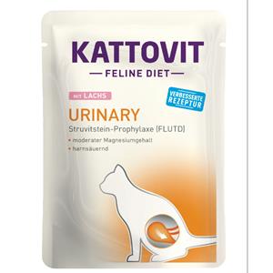 12x85g Urinary Zalm Kattovit Kattenvoer Maaltijdzakjes