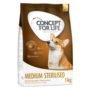 1kg Medium Sterilised Concept for Life Hondenvoer
