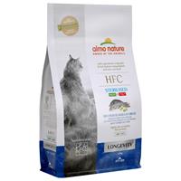 Dubbelpak: 2x1,2kg Almo Nature HFC Longevity Sterilized wolfbaars & goudbrasem Droog compleet kattenvoer