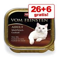 32x100g Mix Gevogelte (4 Smaken) animonda vom Feinsten Kattenvoer