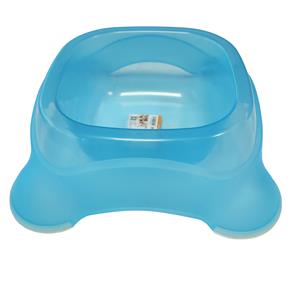 nobleza Voerbak voor hond en kat kunststof blauw S