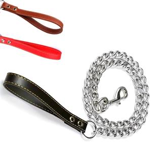 Nobleza Hondenriem - Metaal - Ketting - Lengte 120 cm - Breedte 0,6 cm