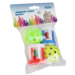 nobleza Kattenspeelgoed set 4 speeltjes