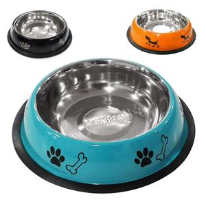 nobleza Voerbak rvs print voor hond