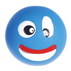 nobleza Honden speelbal met piep blauw 7,5 cm