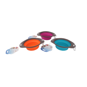 Nobleza Opvouwbare petbowl voor hond en kat 20.5 x 15.5 cm