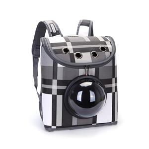 Nobleza Katten rugtas - Bol astronaut venster - Tot 7 kg - Grijs