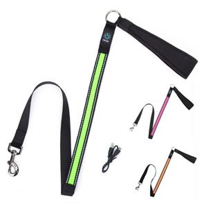 Nobleza Hondenriem - Met verlichting - Oplaadbaar - Lengte 120 cm