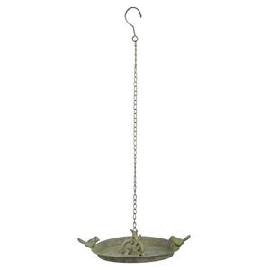 Season Deco Voederschaal hangend metaal 24 cm -