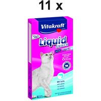 vandermeer VITAKRAFT CAT LIQUID SNACK ZALM & OMEGA 11X3 ST