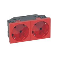 LEGRAND MSC SDO 2-FACH 45° SL ROT (077272) - 