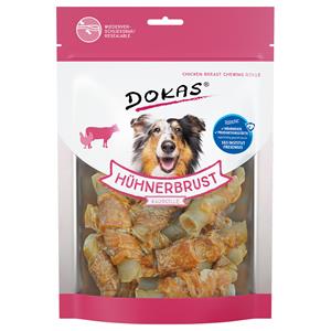 250g Kippenborst Kauwrol Dokas Hondensnacks