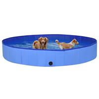 Hundepool Faltbar Blau 300x40 cm pvc Vidaxl Blau