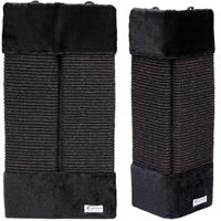 NO_BRAND Sisal Kantenschutz M ca. 55 x 27 cm Schwarz für Innen- und Außenecken