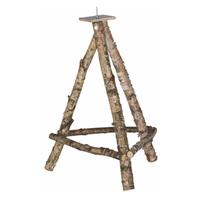 AP.HOSS Birkenholzständer L 100x4-6cm Zubehör Holzständer Vogelhäuser Garten Terrasse