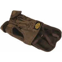 FASHION DOG Hunde-Regenmantel mit Fleecefutter - Braun - 27 cm - 