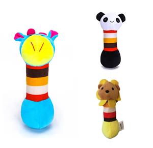 nobleza Hondenspeelgoed knuffel pluche met piep