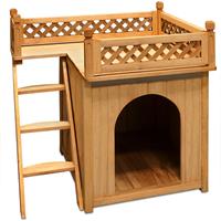 Cadoca Kattenhuis Bruin Hout FSC-gecertificeerd 53,5x54,5x64,5cm