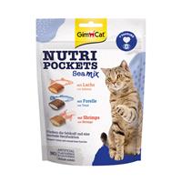 Gimcat Nutri Pockets - Kattensnack - Mix Zeevis 150 g