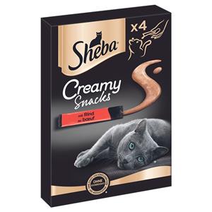 Sheba 20% korting!  Creamy Snacks - Rund (4 x 12 g)