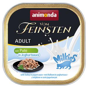 Voordeelpakket animonda Vom Feinsten Adult Milkies in Saus 32x / 36x 100 g - Kalkoen in yoghurtsaus (32 x 100g)