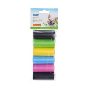 Nobleza Hondenpoepzakjes - 6 Rollen - 90 Poepzakjes - kleurenmix