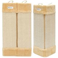 NO_BRAND Sisal Kantenschutz M ca. 55 x 27 cm Beige für Innen- und Außenecken