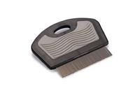 Beeztees Vlooienkam - Kattenverzorging - Zwart Grijs - Klein - 7x5,5x1 cm