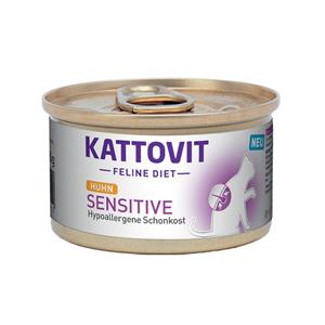 Kattovit Sensitive 85 g Kattenvoer - 12 x 85 g Kip