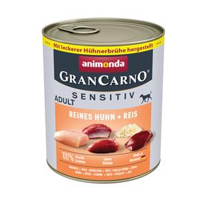 24x 800g Animonda GranCarno Adult Sensitive Pure Kalkoen & Aardappelen Honden Natvoer