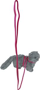 Kittentuig nylon met lijn neon roze reflecterend - Gebr de boon