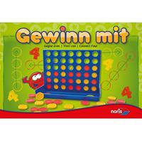 SIMBA DICKIE GROUP Noris Gewinn mit 4, Connect Four, Vier, Gewinnt, Strategiespiel, Kinder, Spiel, 606049104