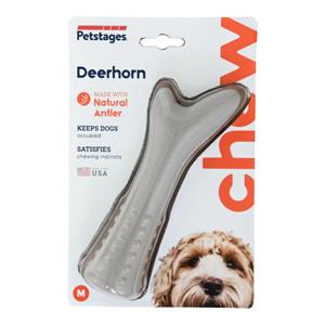 Petstages Deerhorn Grijs 9x3cm