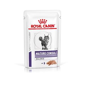 Royal Canin Veterinary Diet 12x 85g Royal Canin Veterinary Mature Consult Natvoer Katten