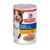 Hill's Mature Adult 7+ nat hondenvoer met kip blik 1 tray (12 x 370 g)