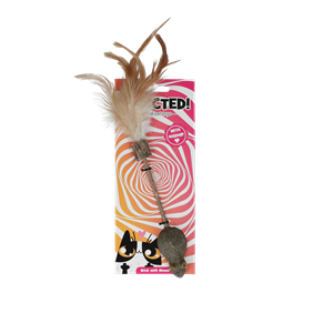 Addicted Stick met muis en veren