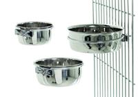 Duvo+ Coop Cup Inox RVS Voerbak Met 2 Vijsen 18,5cm