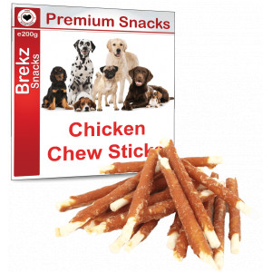 Brekz Premium Chicken Chew Sticks 200 gram Per stuk