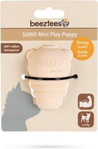 Beeztees sumo mini play - hondenspeelgoed - rubber - roze - 4,5x4,5x6 cm