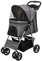 Hondenbuggy 15 Kg 47 X 80 Cm Polyester Grijs/zwart