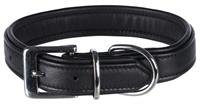 TRIXIE halsband hond active comfort leer zwart