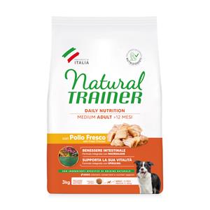 Natural trainer dog adult medium chicken / rice