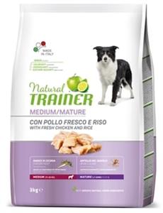 Natural trainer dog senior medium chicken