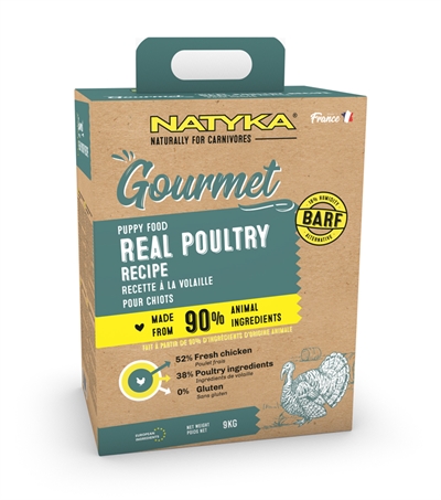 Natyka Gourmet Puppy Poultry 9KG