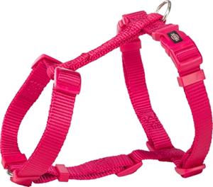 Trixie Premium H-harness XXS-XS: 20-32 cm/10 mm Fuchsia
