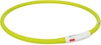 TRIXIE halsband hond usb flash light lichtgevend oplaadbaar groen