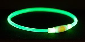 Trixie USB Lichtgevende band Groen S/M