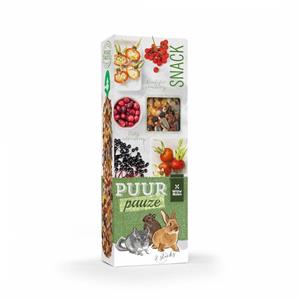 Witte Molen Puur pauze sticks veenbes & vlierbes 110 gram